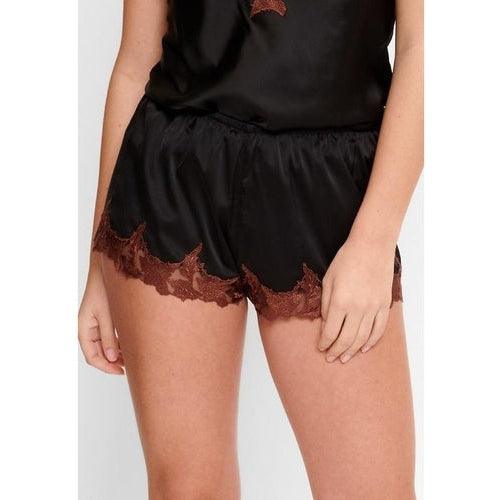 French Knickers - Black/Brown