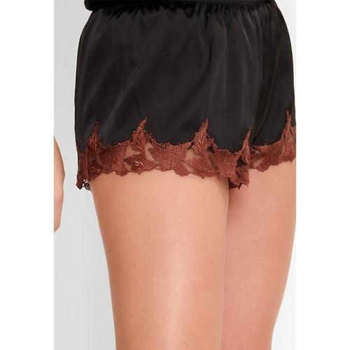 French Knickers - Black/Brown