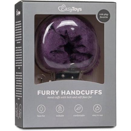 Furry Handcuffs - Purple