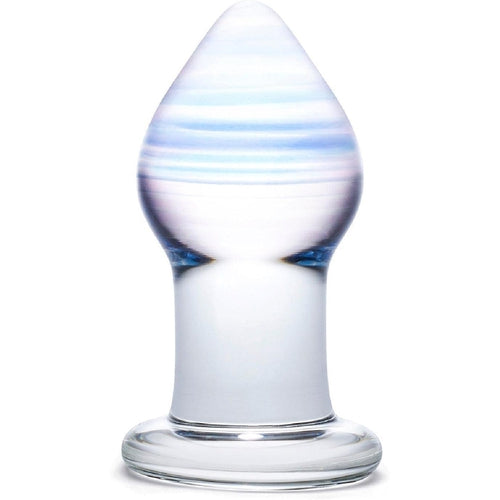 Glas - Amethyst Rain Glass Butt Plug