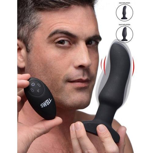 Inflatable And Vibrating Prostate Anal Plug