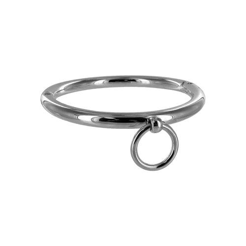 Ladies Rolled Steel Collar with Ring