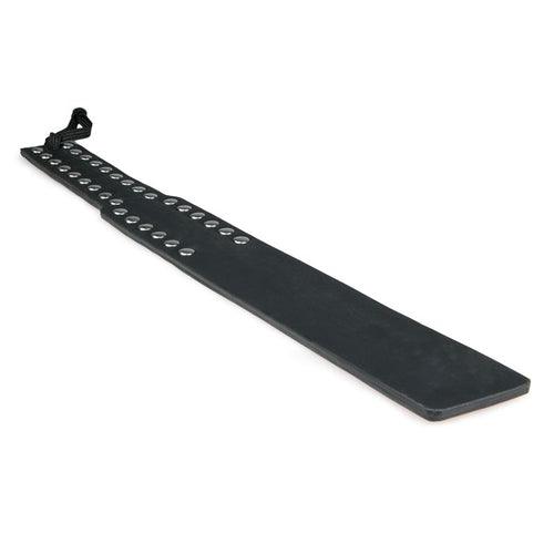 Long Leather Paddle - Studded