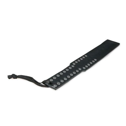 Long Leather Paddle - Studded