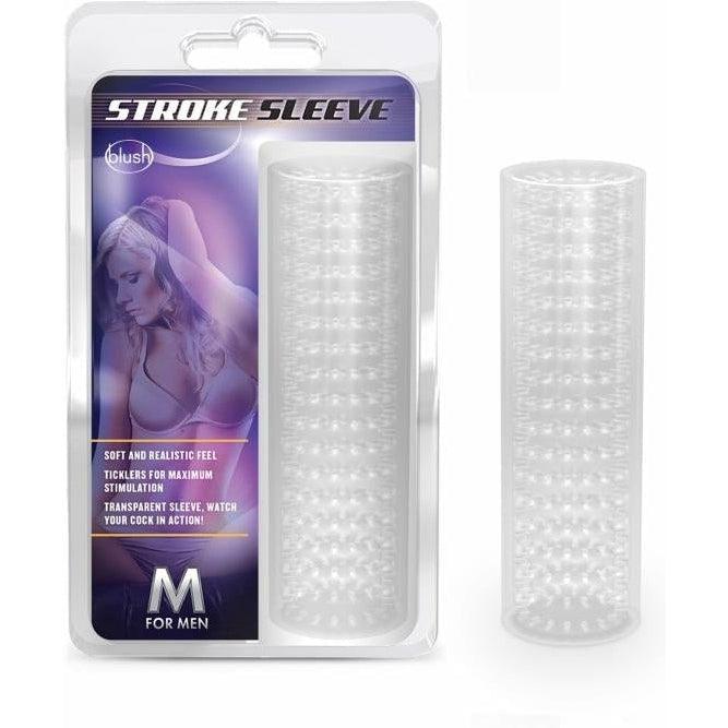 M for Men - Stroke Sleeve Masturbator - Clear