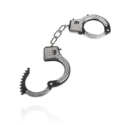 Metal Handcuffs With Rhinestones