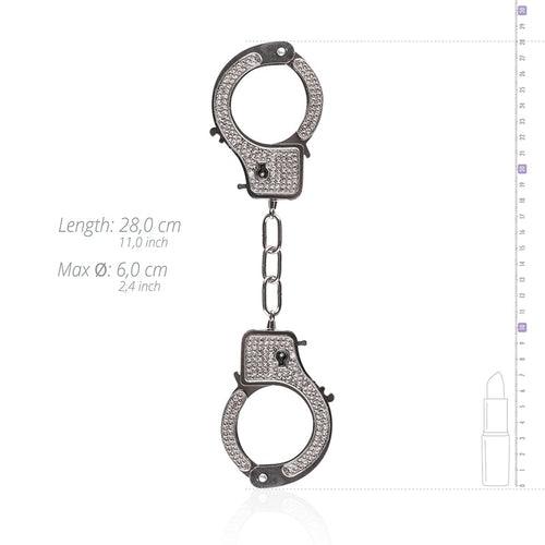 Metal Handcuffs With Rhinestones