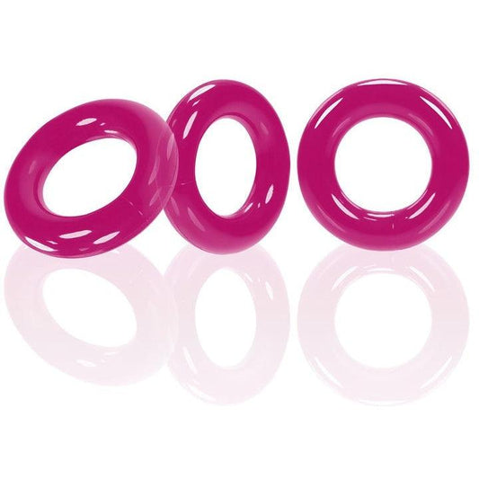 Oxballs - Willy Rings 3-pack Cockrings Hot Pink