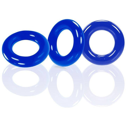 Oxballs - Willy Rings 3-pack Cockrings Police Blue