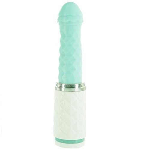 Pillow Talk - Feisty Thrusting Vibrator - Teal