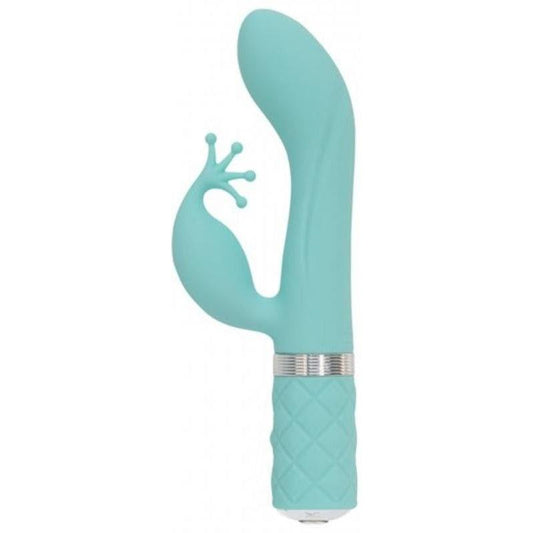 Pillow Talk - Kinky Rabbit & G-Spot Vibrator - Turqoise