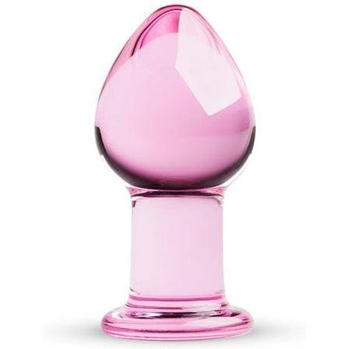 Pink Glass Buttplug