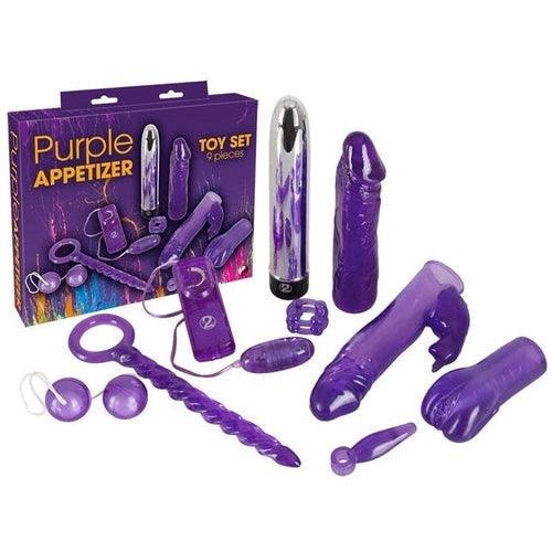 Purple Appetizer 9-piece set