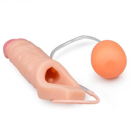 Realistic Ejaculating Penis Enlargement Sheath Packaged