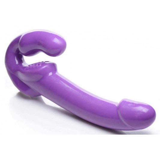 Revolver Vibrating Strapless Strap-On XXL - Purple