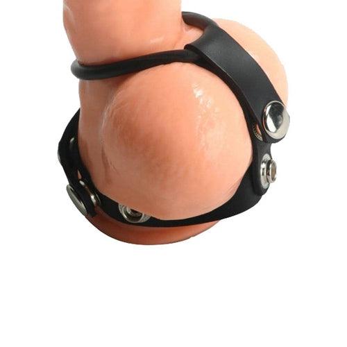 Rubber Cock Ring Harness