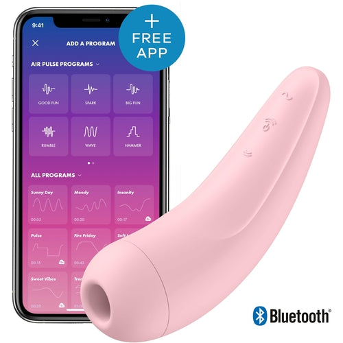 Satisfyer - Curvy 2+ Air Pulse Stimulator + Vibration Pink