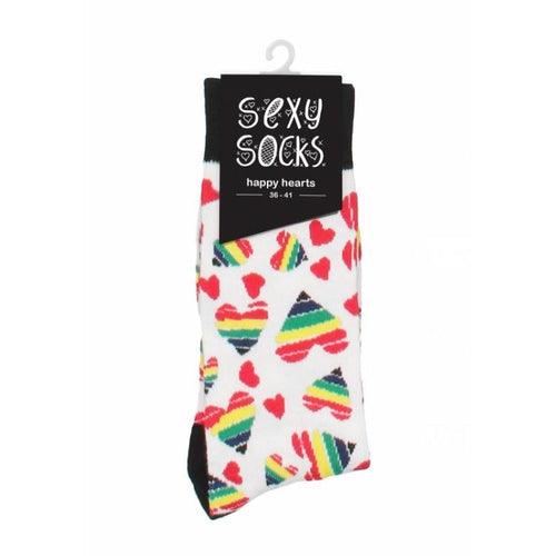 Sexy Socks - Happy Hearts