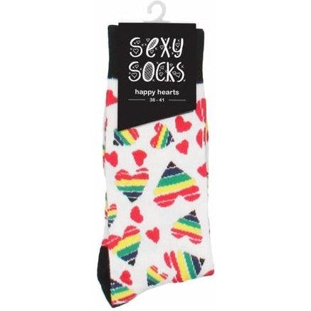 Sexy Socks - Happy Hearts