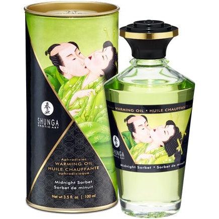 Shunga - Aphrodisiac Warming Oil Midnight Sorbet 100 ml