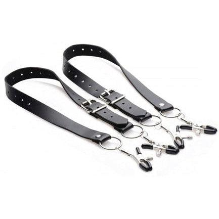 Spread Labia Spreader Straps with Clamps