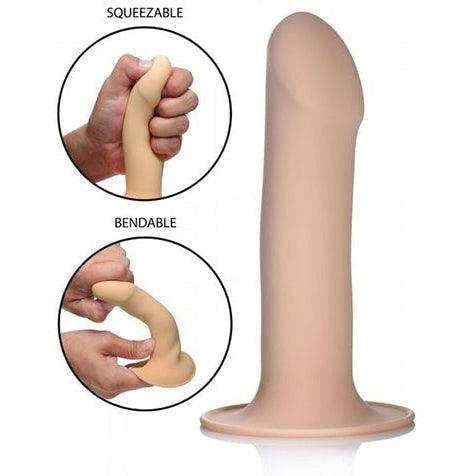 Squeeze-It Phallic Dildo - Beige