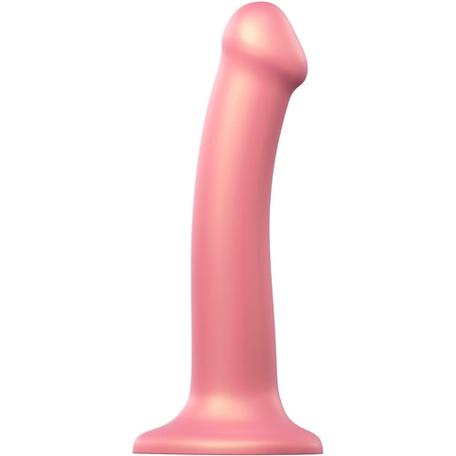 Strap-On-Me - Mono Density Dildo Metallic Shine Old Rose M