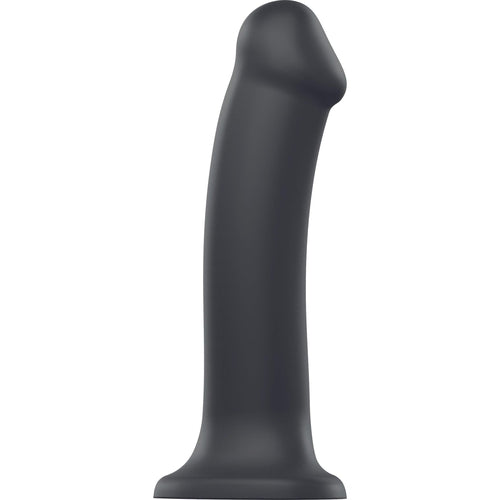 Strap-On-Me - Semi-Realistic Dual Density Bendable Dildo Black L