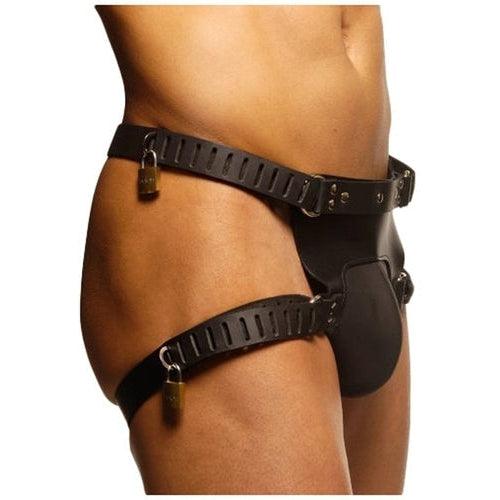 Strict Leather Locking Chastity Belt