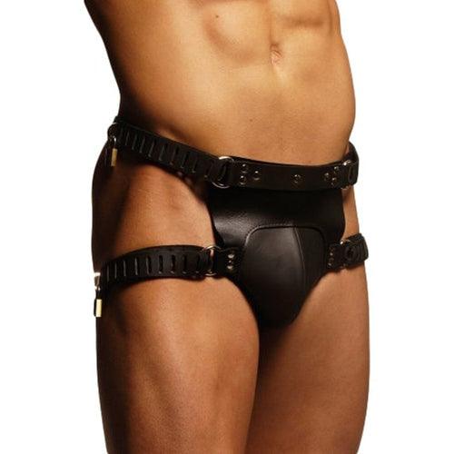 Strict Leather Locking Chastity Belt