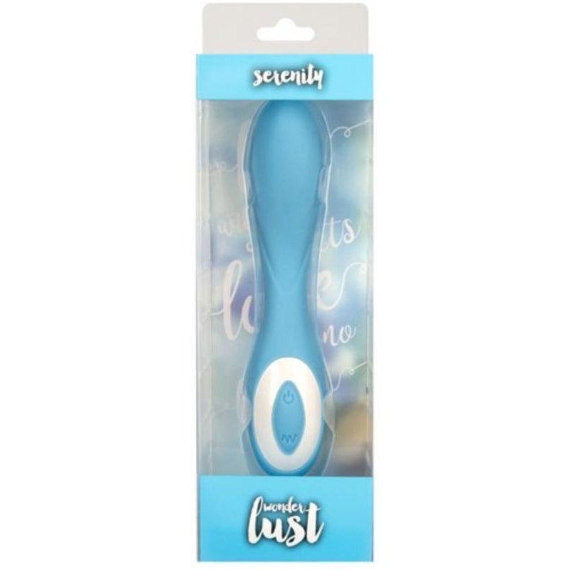 Wonderlust Serenity G-spot Vibrator - Blue