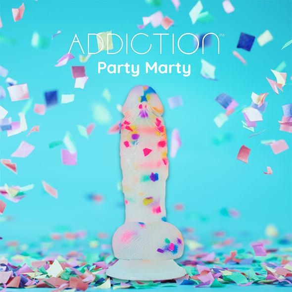 Addiction - Party Marty Dong 7.5 Inch Frost and Confetti