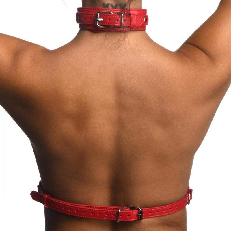 Female Chest Harness - Red