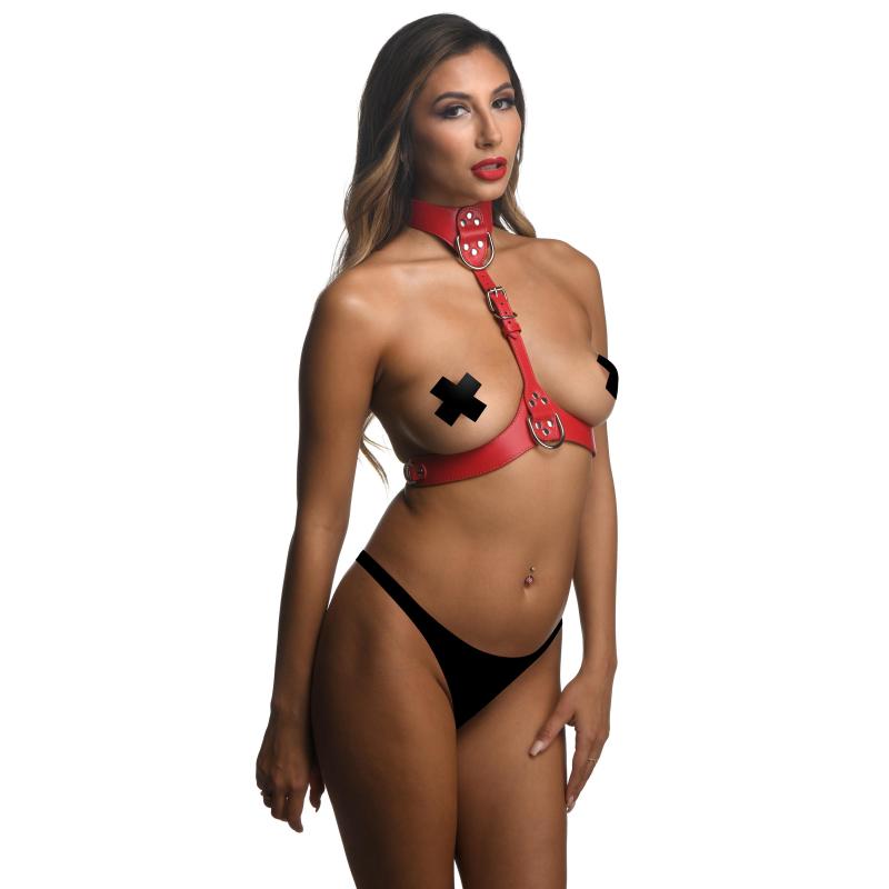 Female Chest Harness - Red