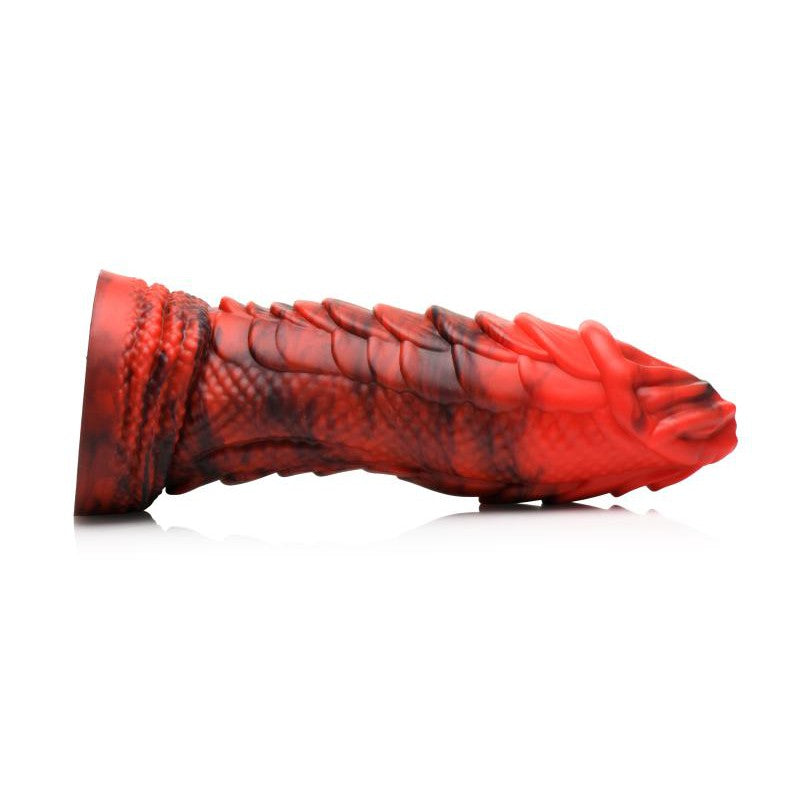 Fire Dragon Red Scaly Dildo