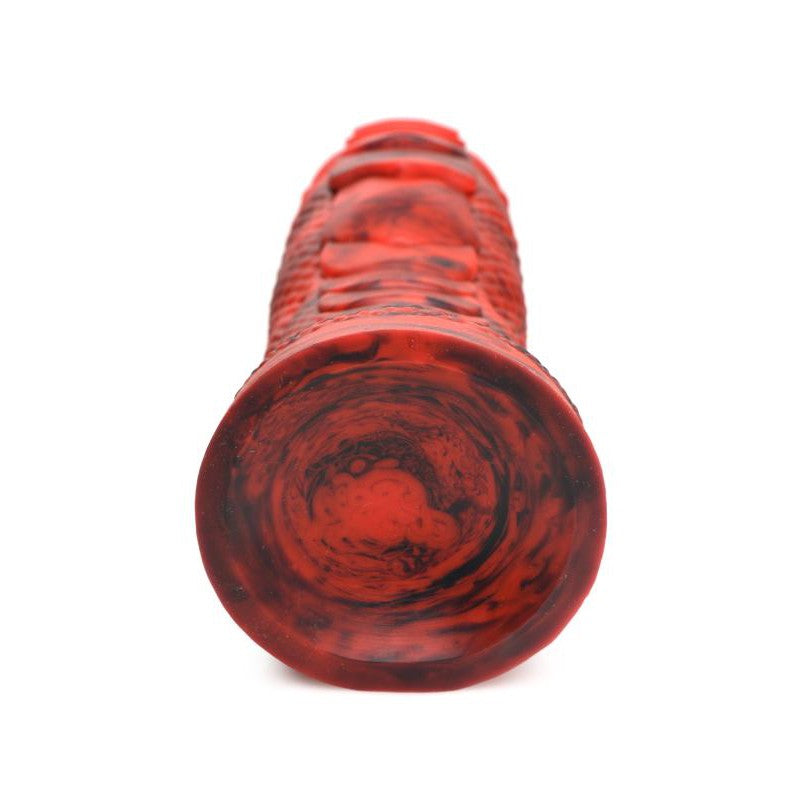 Fire Dragon Red Scaly Dildo