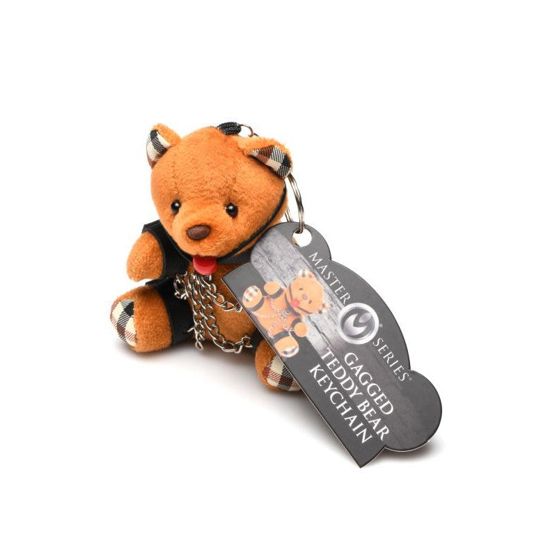 Gagged Teddy Bear Keychain