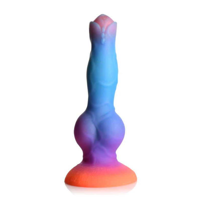 Glow-in-the-dark Silicone Alien Dildo