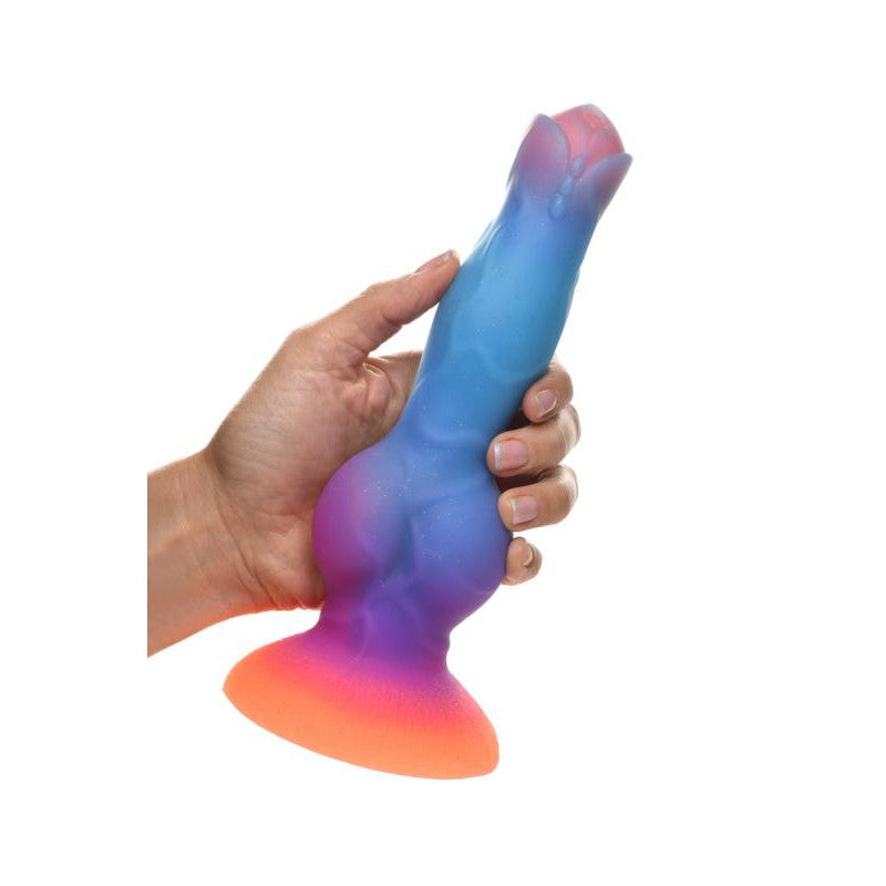 Glow-in-the-dark Silicone Alien Dildo