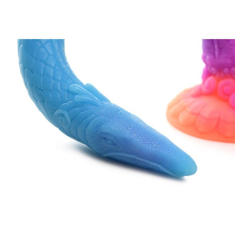 Glow-in-the-dark Silicone Dragon Anal Dildo