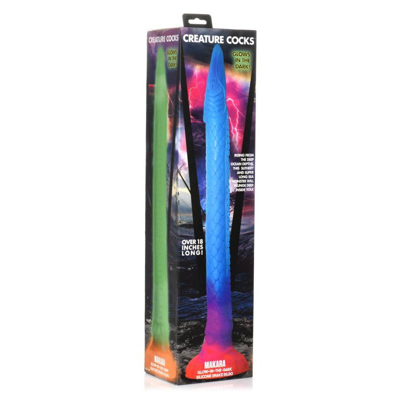 Glow-in-the-dark Silicone Dragon Anal Dildo