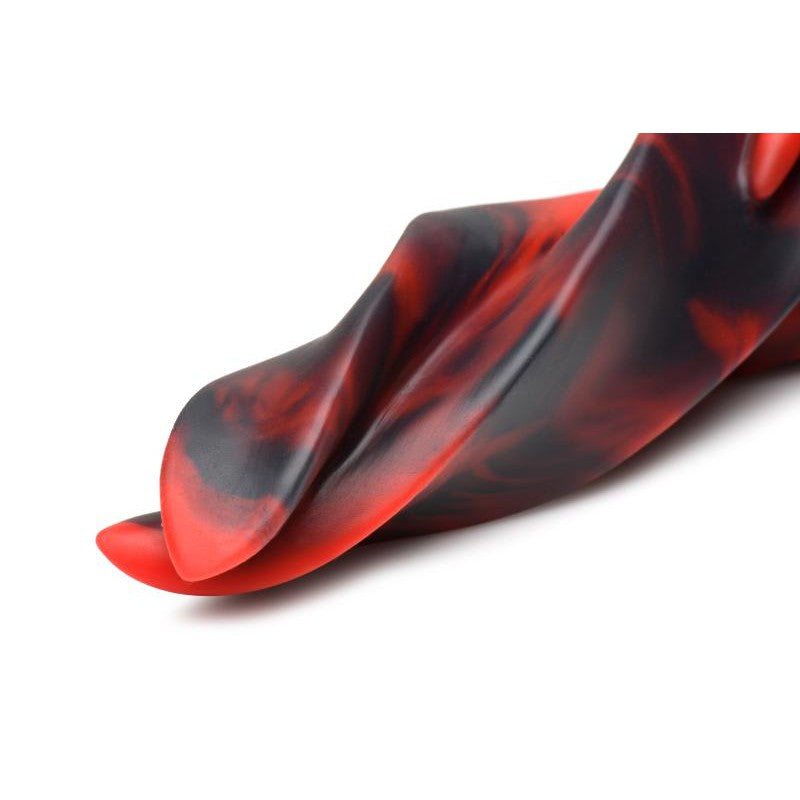 Hell Kiss Twisted Tongues Silicone Dildo