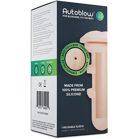 Autoblow - A.I. Silicone Anus Sleeve White