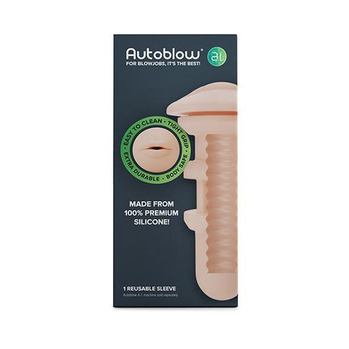 Autoblow - A.I. Silicone Mouth Sleeve White