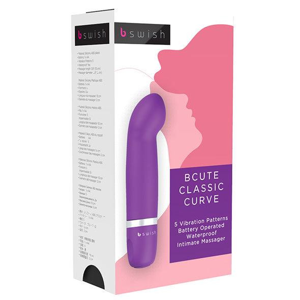 B Swish - bcute Classic Vibrator Curve Purple