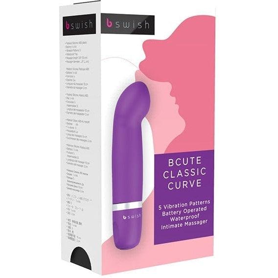 B Swish - bcute Classic Vibrator Curve Purple