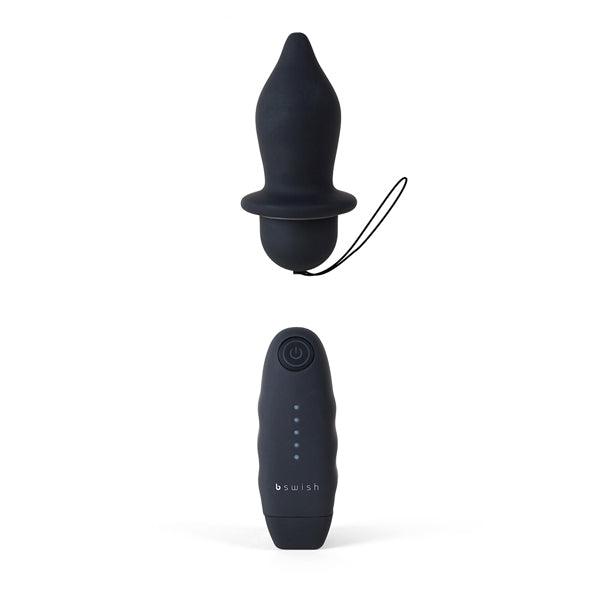 B Swish - bfilled Classic Vibrating Plug Black