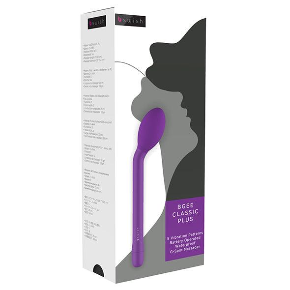 B Swish - bgee Classic Plus G-Spot Vibrator Purple