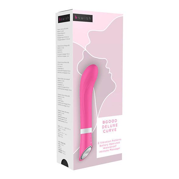 B Swish - bgood Deluxe Curve G-Spot Vibrator Petal Pink