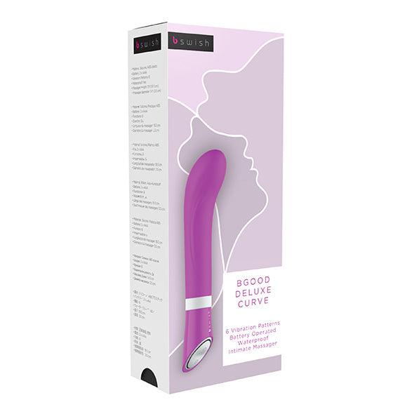 B Swish - bgood Deluxe Curve G-Spot Vibrator Violet